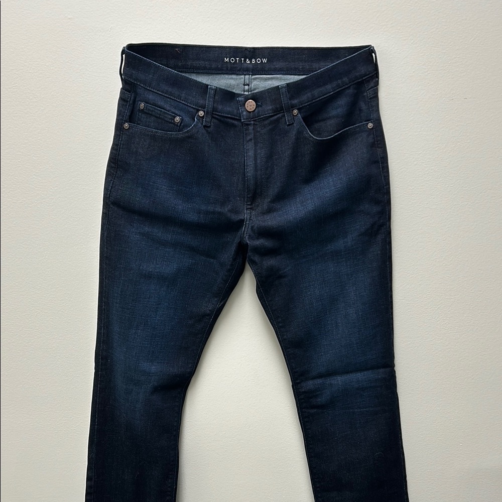 Slim Dark Indigo Blue Jeans